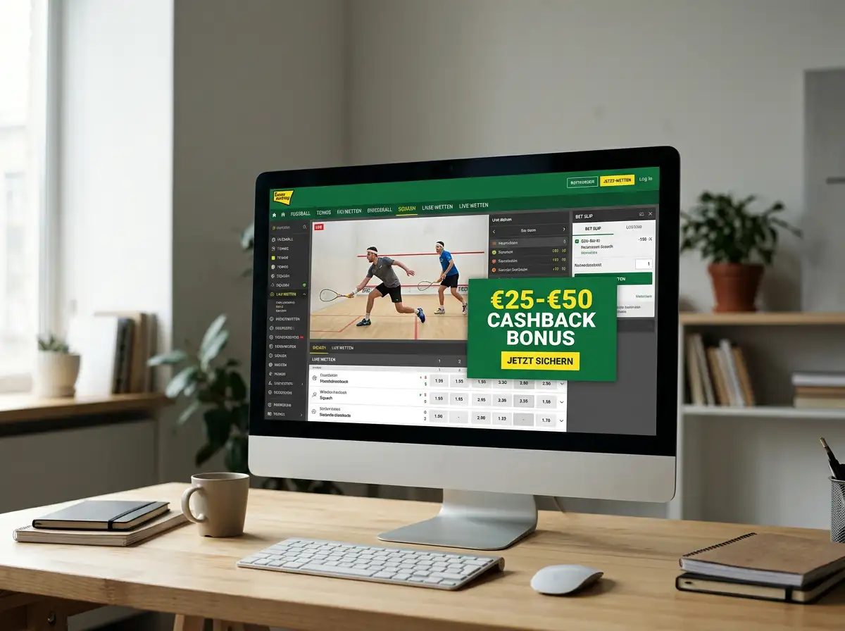 Cashback Bonus Squash Wetten – Verluste zurückholen bei deutschen Sportwetten-Anbietern