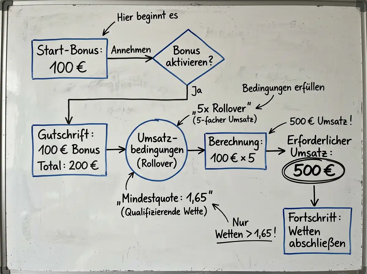 Rollover-Bedingungen beim Squash No-Deposit-Bonus – Umsatzanforderungen und Mindestquote erklärt