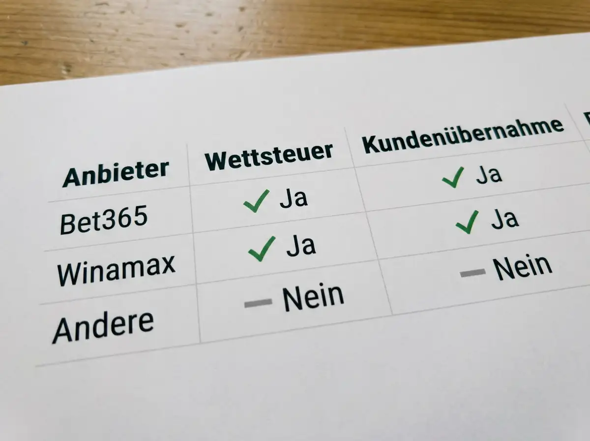 Sportwetten Anbieter Wettsteuer Übernahme Deutschland Vergleich Squash Wetten