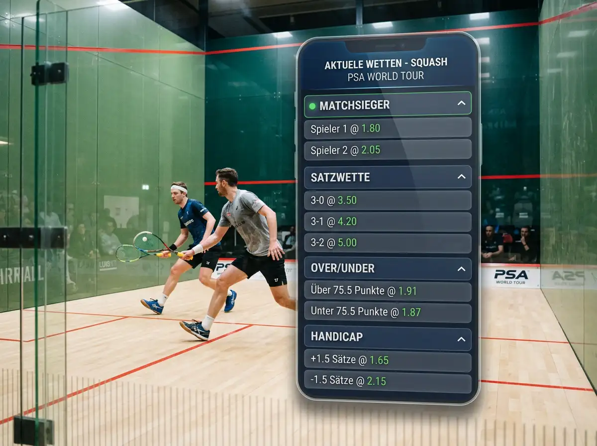 Quotenanalyse Squash WM – Outright-Märkte, Favoriten und Außenseiter im Turniersieg-Markt